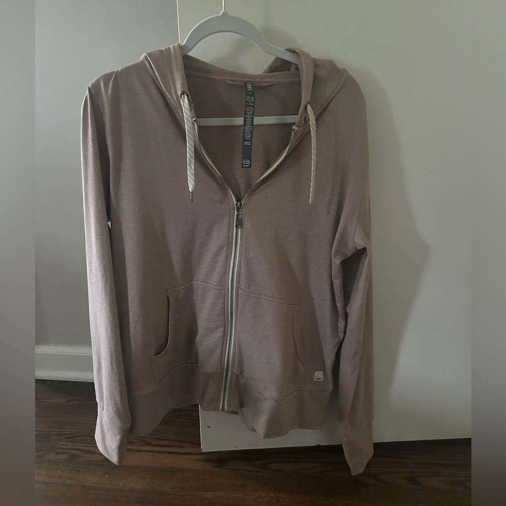 Vuori rose pink Zip-Up Hoodie